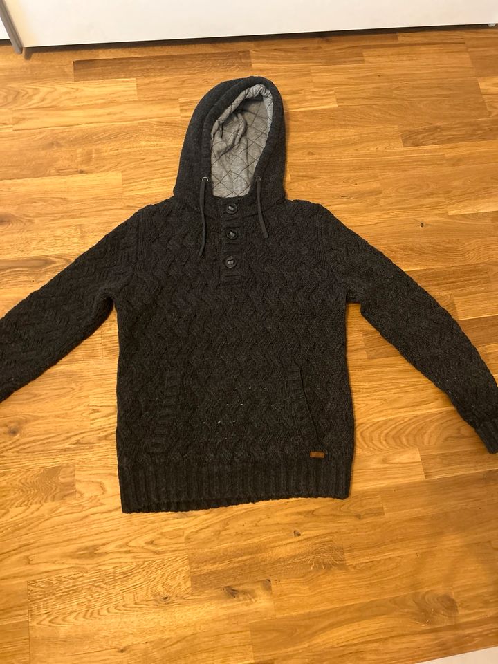 S. Oliver Winterpullover Pulli Kapuze, Anthrazit,  M wie Esprit in Neukirchen-Vluyn