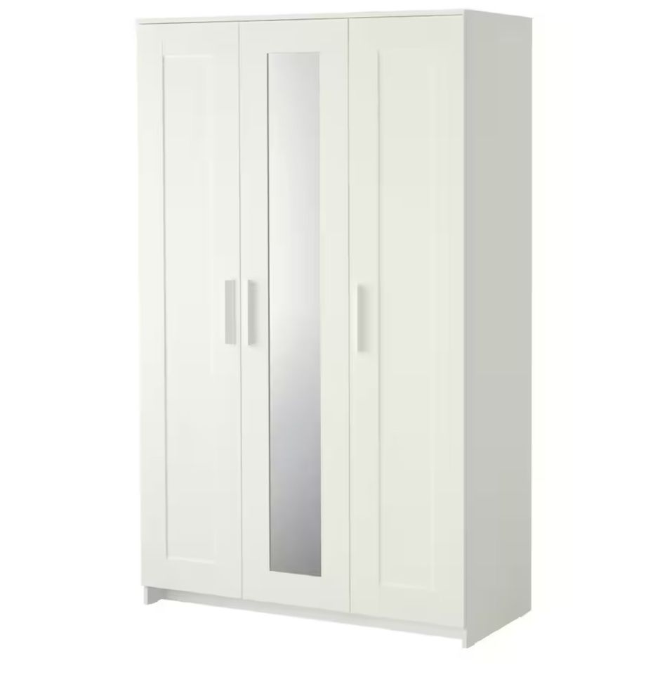SUCHE ein IKEA BRIMNES Kleiderschrank 3-türig, weiß, 117x190 cm in Gievenbeck
