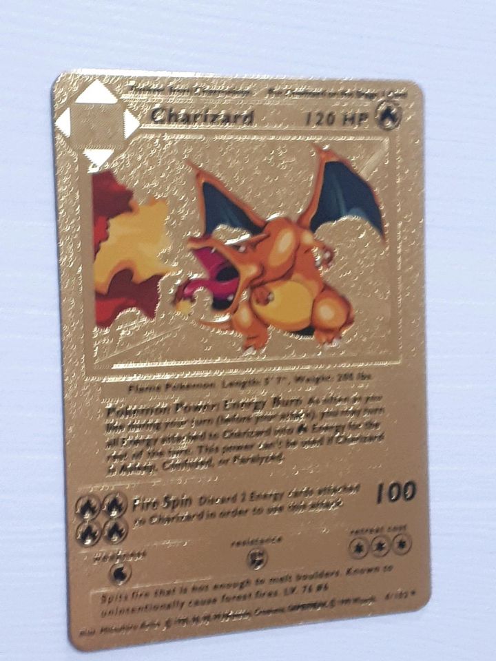 Pokemon  Charizard Gold 4/102 in Weitefeld