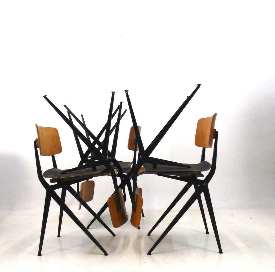 Result Chair Stühle , industriele Design  1967er Jahre in Wassenberg