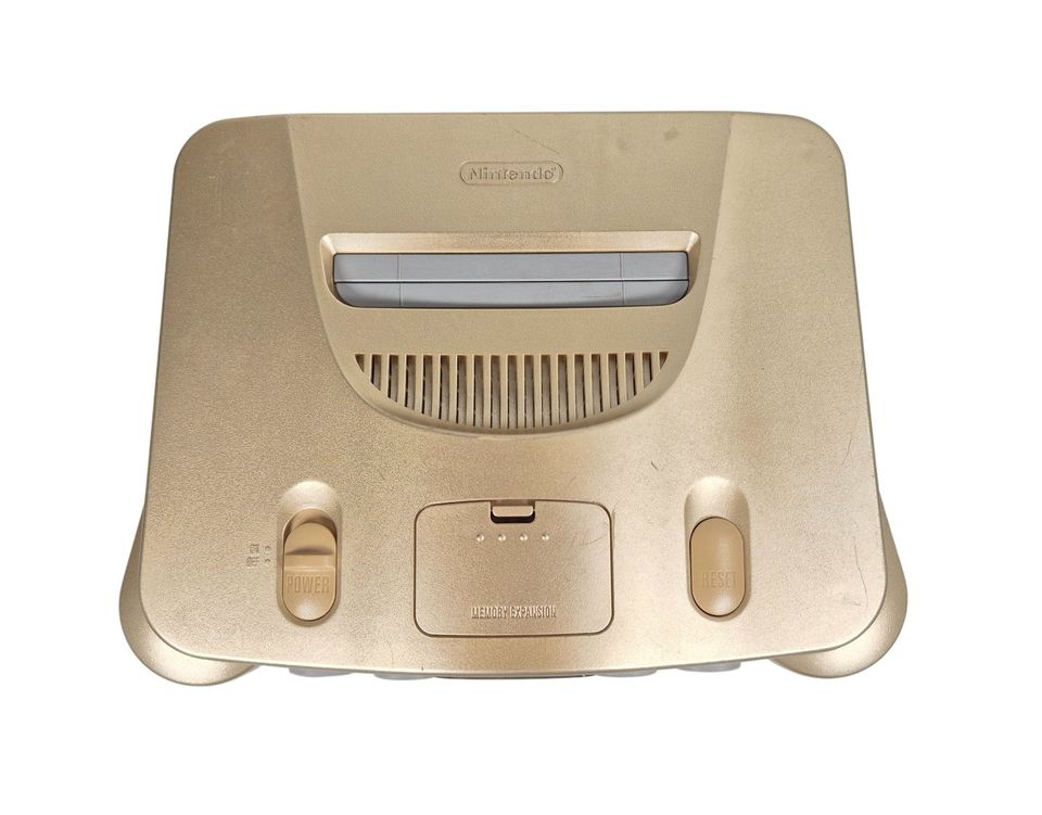 Nintendo 64/Gold/Special Edition/N64/Japan/RGB Mod/NTSC-USA in Frankfurt am Main