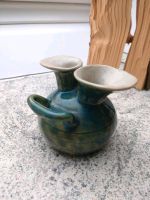 Vintage alte Vase mit Innenring grün blau Schleswig-Holstein - Stapelfeld Vorschau