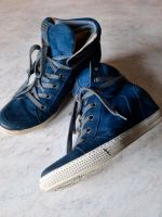 Paul Green high Sneaker wedges Chucks Bootie Gr.5 (38) blau Baden-Württemberg - Stockach Vorschau