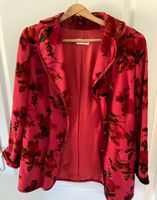 Renzo*Blazer*Seide*Viskose*rot*Long Blazer*Jacke*38/M*Blumen*bunt Niedersachsen - Wedemark Vorschau