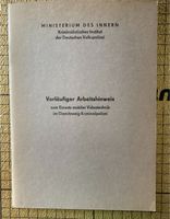 Vorläufiger Arbeitshinweis zum Einsatz mobiler Videotechnik. DDR. Sachsen-Anhalt - Aschersleben Vorschau