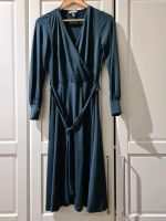 Kleid Wickeloptik H&M dunkelpetrol Gr. S Dresden - Großzschachwitz Vorschau