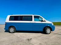 VW T5 lang, Wohnmobil,  Camper, AHK, Klima,  2,5l  (Multivan) Niedersachsen - Friedeburg Vorschau