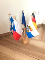 Tischflaggen sowie 3er/5er Ständer Holz Städtepartnerschaften Bayern - Stulln Vorschau