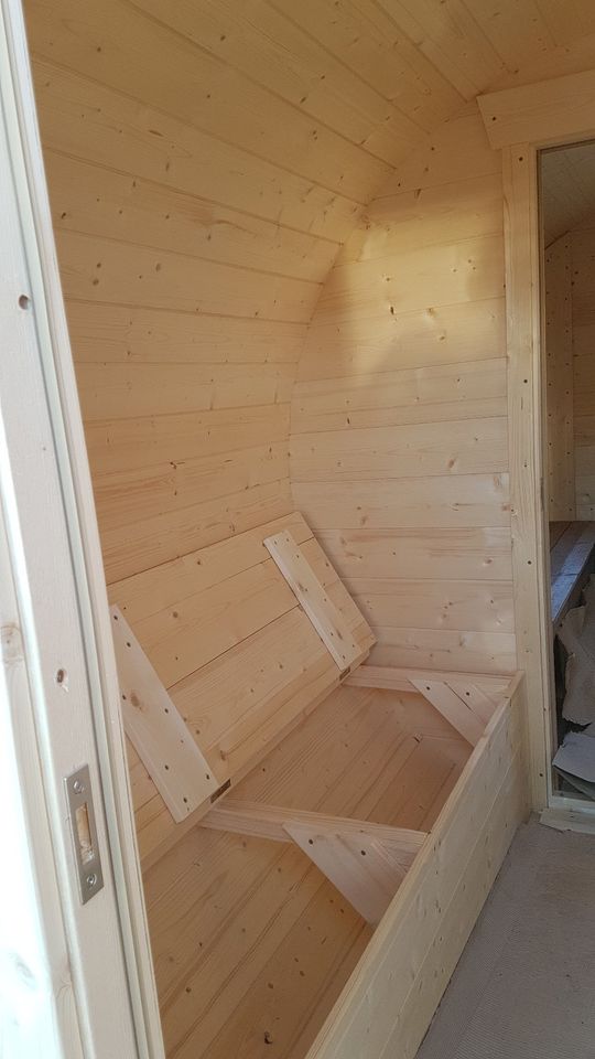Sauna 3 Meter Ø 220 Gartensau mit Holz Ofen 16KW komplett Bausatz in Hüllhorst
