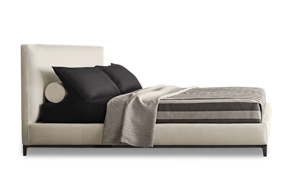 Minotti Andersen Bett Design by Rodolfo Dordoni 220x200cm beige in Hamburg