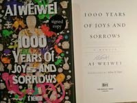 Ai Weiwei A Memoir 1000 Years Of Joys And Sorrows, signiert Bayern - Poing Vorschau