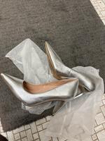 Pumps von Tamaris Silver aus Leder Niedersachsen - Burgwedel Vorschau