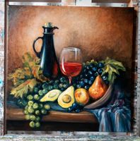 Bild 40×40 mit Ölfarben gemalt Ölbild Gemälde Ölgemälde Essen - Frillendorf Vorschau