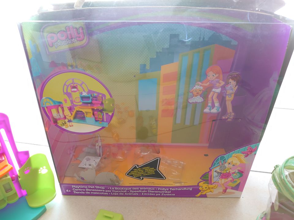 Polly Pocket Tierhandlung Pet Shop plus Zubehör in Langen (Hessen)