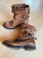 AS98 Stiefel Boots Bikerboots 37 braun hochwertig usedlook Bayern - Dingolfing Vorschau