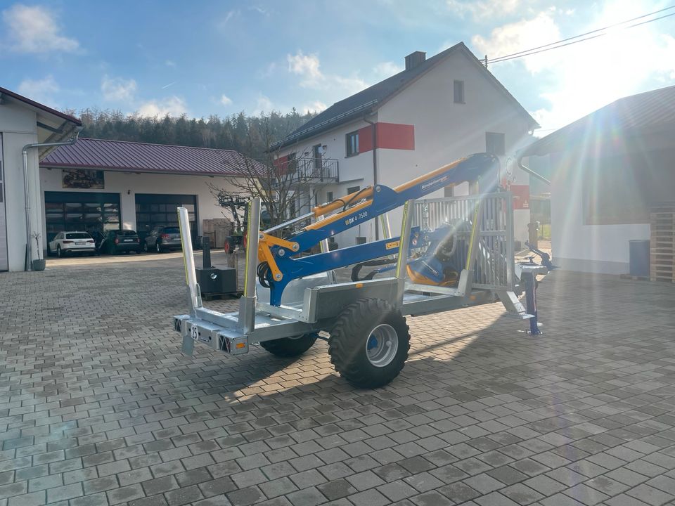 Binderberger RW 5 alpin BK 4-7500 Rückewagen Rückeanhänger Holz in Rennertshofen