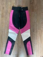 Leder Hose rosa und blau S 36 Sachsen - Taucha Vorschau