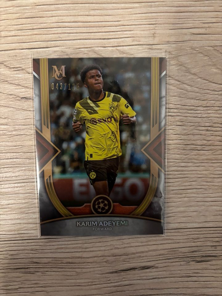 Topps Museum Karim Adeyemi /125 in Nürnberg (Mittelfr)