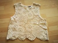 Häkelttop in creme von Vero Moda Gr. Xl, ungetragen Hessen - Seligenstadt Vorschau