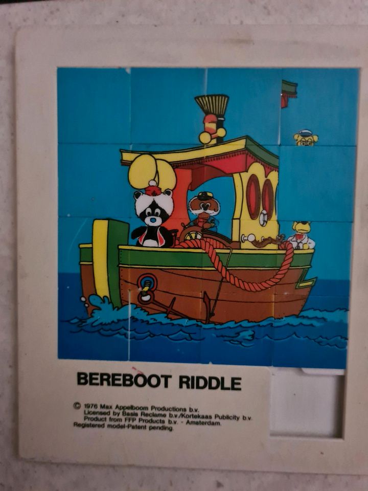 Beerenboot puzzel 70er 80er Jahre Vintage Plastik in Apen