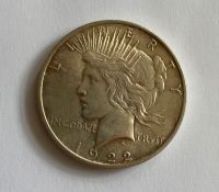 1 Dollar 1922 Silber Peace Dollar Leipzig - Leipzig, Zentrum-Nord Vorschau