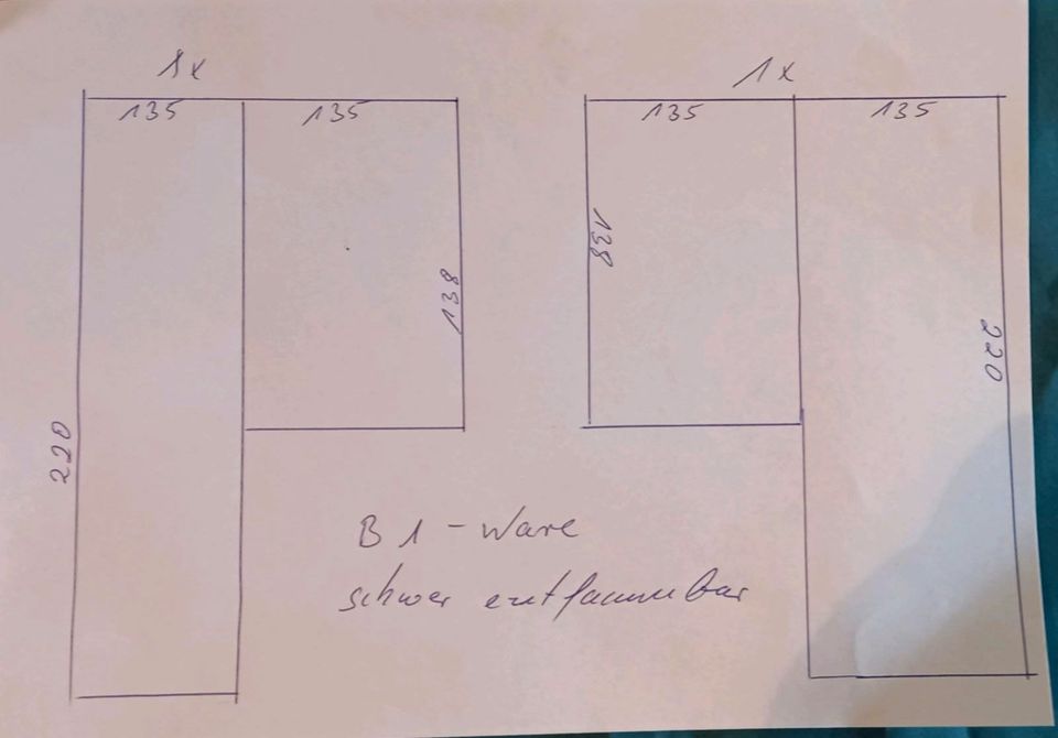 Gardine schwer entflammbar  auch für Fenster im Heim verwendbar in Oftersheim