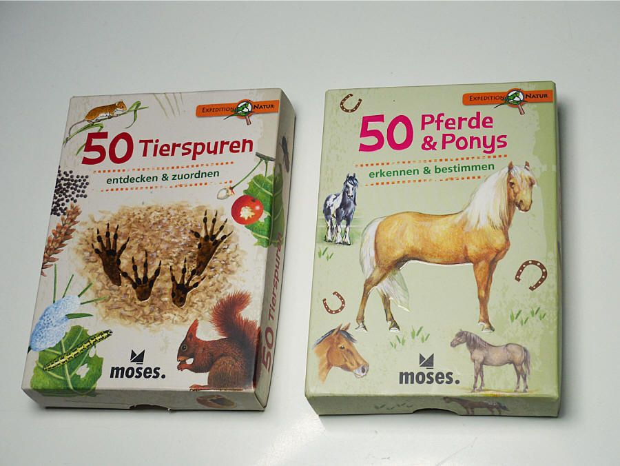Moses Verlag EXPEDITION NATUR: 50 TIERSPUREN + 50 PFERDE & PONYS in Stuttgart