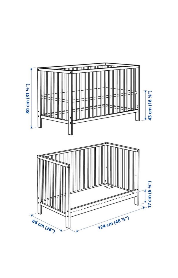 Babybett von Ikea in Eberswalde