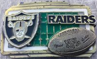 NFL Rarität Las Vegas Raiders Lizenz Gürtelschnalle USA Football Baden-Württemberg - Osterholz Vorschau