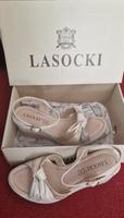 Lasocki Halbschuhe Frauen Damen Schuh Gr. 38 weiß beige Wandsbek - Hamburg Tonndorf Vorschau