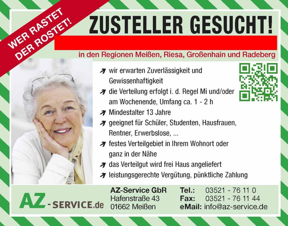 Bürohilfe Zusteller Lagerhilfe Telefonhilfe (mwd) gesucht in Meißen