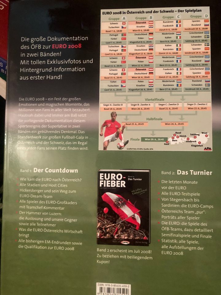 Euro Fieber : Band 1 Der Countdown -das offizielle Buch UEFA 2008 in Köln