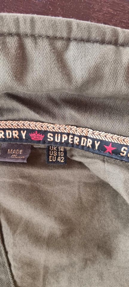 ‼️ Superdry Rookie Damen Jacke 42 Pailletten ‼️ in Holtland