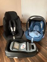 Set Maxi Cosi Cabrio Fix + Pearl mit Family Fix Station Isofix Mecklenburg-Vorpommern - Anklam Vorschau