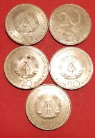 Fünf Stück DDR Münzen 20 Mark Brandenburg - Teltow Vorschau