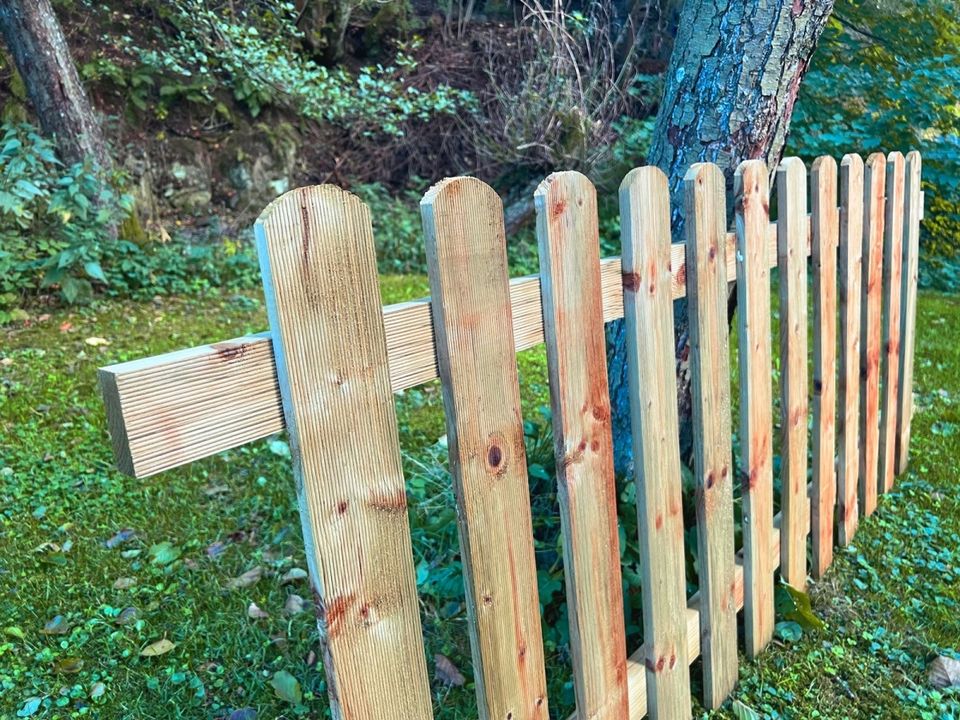 Lattenzaun Gartenzaun Holzzaun Zaunelement - 80 x 200 - KDI in Lennestadt