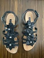 Neuwertige schwarze Sandalen von Paul Green in Größe 6,5/ 40 Baden-Württemberg - Waiblingen Vorschau