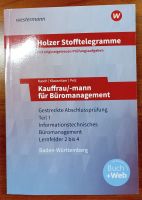 Holzer Stofftelegramme Kauffrau/-mann für Büromanagement, NEU! Baden-Württemberg - Muggensturm Vorschau