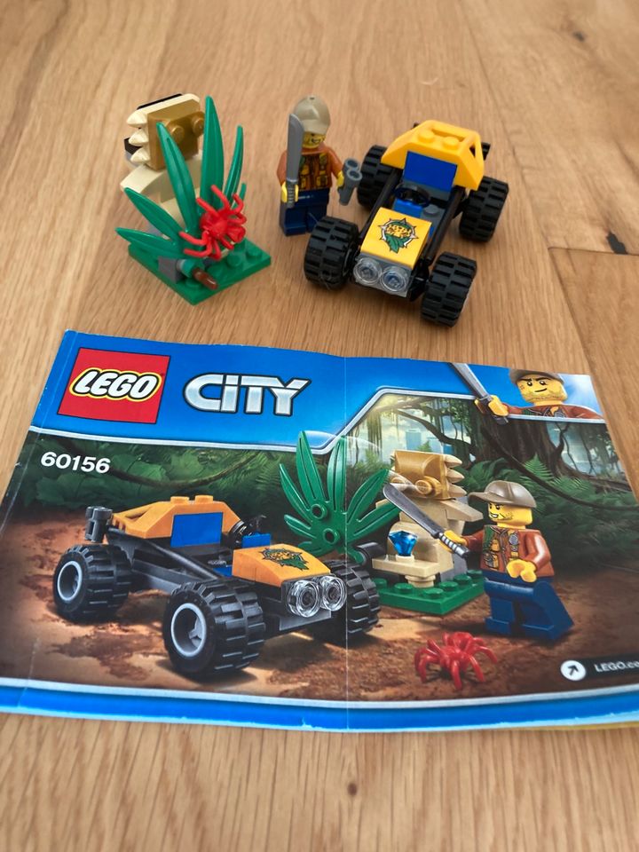 Lego City 60156 Dschungelbuggy Fahrzeug Spinne Dschungel-Buggy in Halstenbek