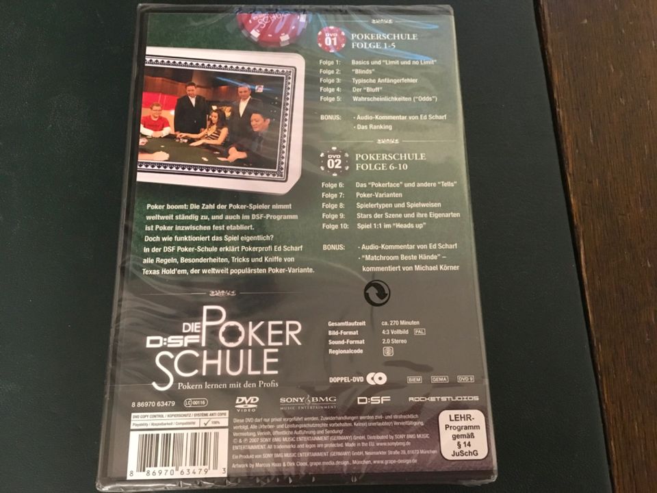Die DSF Poker Schule DVD NEU OVP in Graben (Lechfeld)
