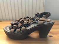 Braune Sandalen mit Absatz Baden-Württemberg - Pfullendorf Vorschau