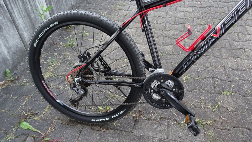 Univega Alpina Mountainbike - 26 Zoll, schwarz-rot in Asperg