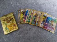 30 x Gold Plastik Pokemon Cards Coole Hologramm Bildwechsel Holo Berlin - Mitte Vorschau