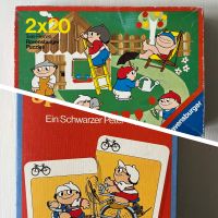 Mainzelmännchen Puzzle Kartenspiel Vintage 70er 80er Shabby 1973 Bayern - Gallmersgarten Vorschau