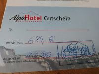 Hotelgutschein Berchtesgaden in Höhe von 684€ Schleswig-Holstein - Glinde Vorschau