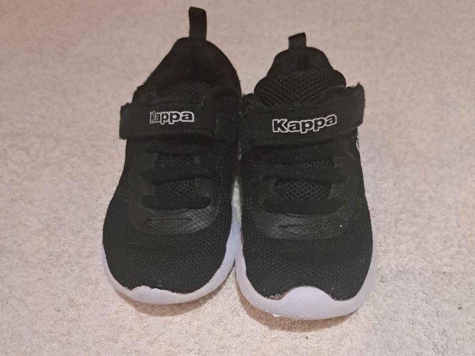 Kappa Sneaker Turnschuh Gr. 25 schwarz weiß in Königslutter am Elm