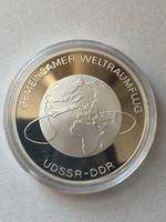 Replikat * DDR 10 Mark 1978 Weltraumflug Cu/ versilbert * PP Eimsbüttel - Hamburg Lokstedt Vorschau