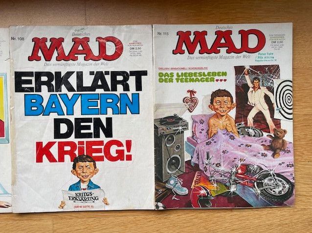 MAD Comic Magazin Zeitschrift Sammler 14 Hefte in München