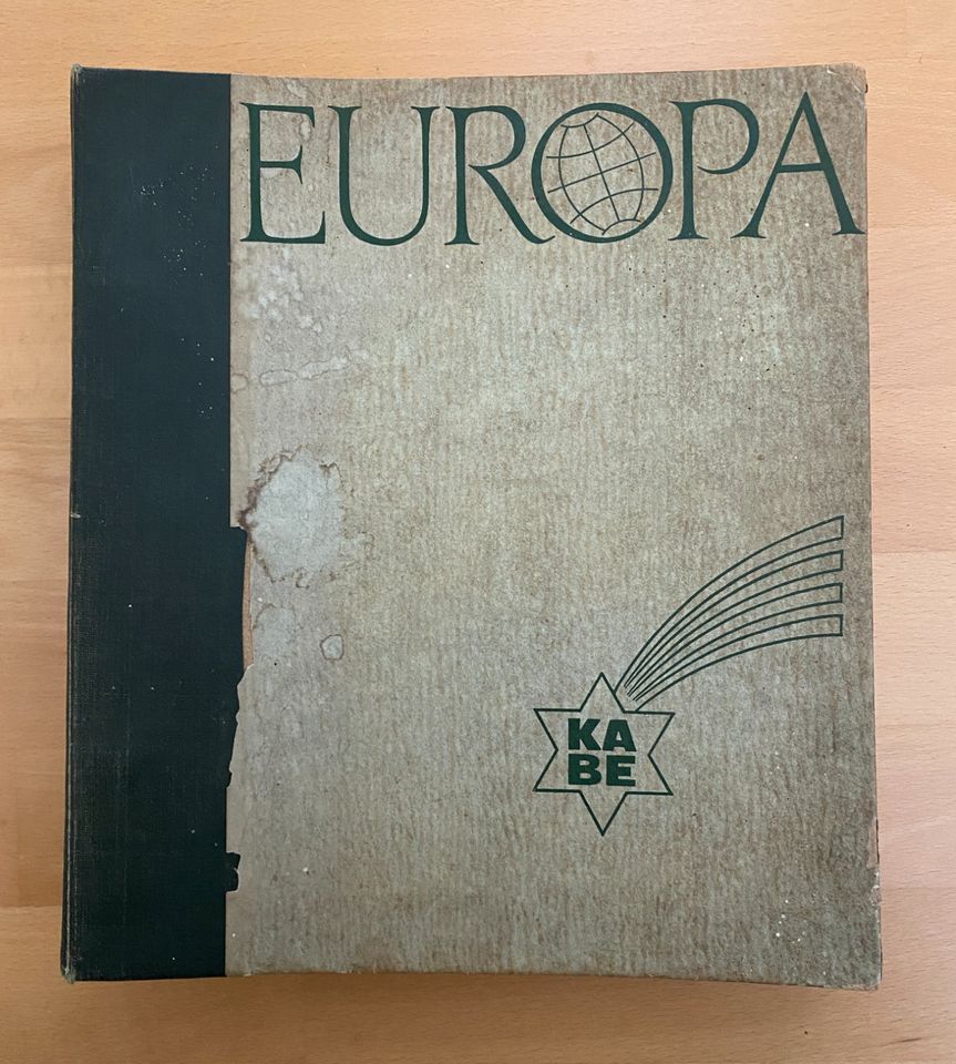 KABE Briefmarkenalbum "Europa" von 1954 in Norden