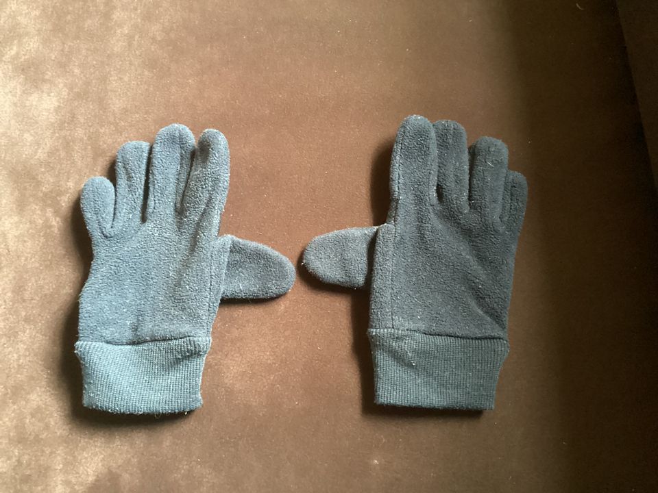 TCM Fleece Handschuhe Gr.134-152 Dunkelblau in Neuwied